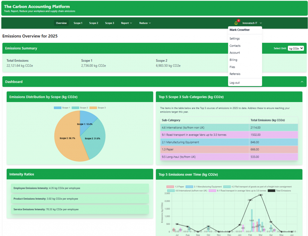 Our new Carbon Accounting Platform